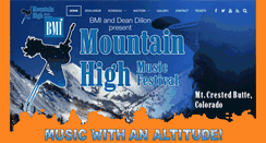 Desktop Screenshot of mountainhighmusicfest.com