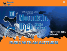 Tablet Screenshot of mountainhighmusicfest.com